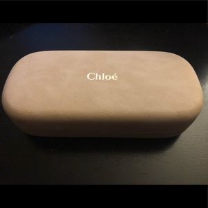 Chloé suede glasses/sunglasses case.